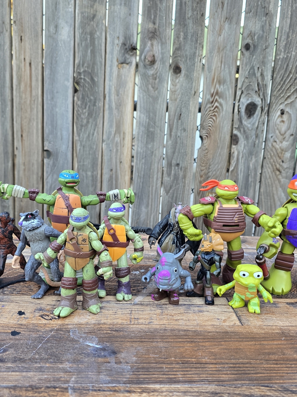 Teenage Mutant Ninja Turtles Green Action Figure Assorted 11 Characters